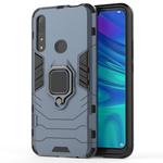 PC + TPU Shockproof Protective Case for Huawei P Smart Z / Y9 Prime (2019), with Magnetic Ring Holder (Navy Blue)