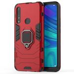 PC + TPU Shockproof Protective Case for Huawei P Smart Z / Y9 Prime (2019), with Magnetic Ring Holder (Red)
