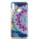 Colorful Sun Flower Pattern Noctilucent TPU Soft Case for Huawei Y7 Pro(2019)