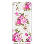 Rosa Multiflora Flower Pattern Noctilucent TPU Soft Case for Huawei Y7 Pro(2019)