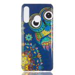 Blue Owl Pattern Noctilucent TPU Soft Case for Huawei P30 Lite