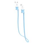 Silicone Anti-lost String for Huawei Honor FlyPods / FlyPod Pro / FreeBuds2 / FreeBuds2 Pro, Cable Length: 68cm(Sky Blue)