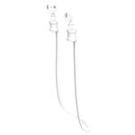 Silicone Anti-lost String for Huawei Honor FlyPods / FlyPods Pro / FreeBuds2 / FreeBuds2 Pro, Cable Length: 68cm(White)