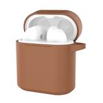 Silicone Charging Box Silicone Protective Case for Huawei Honor FlyPods / FlyPods Pro / FreeBuds2 / FreeBuds2 Pro(Coffee)