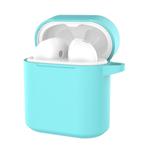 Silicone Charging Box Silicone Protective Case for Huawei Honor FlyPods / FlyPods Pro / FreeBuds2 / FreeBuds2 Pro(Mint Green)