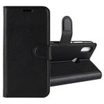 Litchi Texture Horizontal Flip Leather Case for Huawei Y9 (2019), with Holder & Card Slots & Wallet(Black)