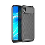 Carbon Fiber Texture Shockproof TPU Case for Huawei Honor 8S (Black)