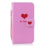 Heart Pattern Horizontal Flip Leather Case for Huawei Honor 8C, with Holder & Card Slots & Wallet