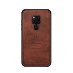 PINWUYO Anti-wrestling Waterproof Full Coverage PC Case for Huawei Mate 20 X(Brown)