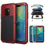 Tank Waterproof Dustproof Shockproof Aluminum Alloy + Silicone Case for Huawei Mate 20 Pro (Red)