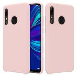 Solid Color Liquid Silicone Dropproof Protective Case for Huawei Enjoy 9s (Pink)