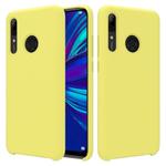 Solid Color Liquid Silicone Dropproof Protective Case for Huawei Enjoy 9s (Yellow)