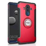 MOFI for  Mysterious Series Huawei Mate 10 Pro Shockproof Protective Back Cover Case with Magnetic Rotatable Ring Holder (Red)