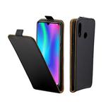 Business Style Vertical Flip TPU Leather Case for Huawei Honor 10 Lite, with Card Slot (Black)