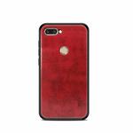 MOFI Shockproof PU Paste PC Case for Huawei Honor 9i(Red)