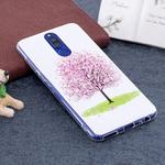 For Huawei  Mate 10 Lite Noctilucent Cherry Tree Pattern TPU Soft Back Case Protective Cover