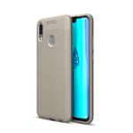 Litchi Texture TPU Shockproof Case for Huawei Y9 (2019) (Grey)