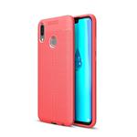 Litchi Texture TPU Shockproof Case for Huawei Y9 (2019) (Red)