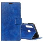 Retro Crazy Horse Texture Horizontal Flip Leather Case for Huawei P30 Lite, with Wallet & Holder & Card Slots & Photo Frame (Blue)