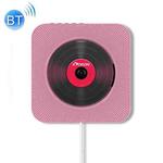 KC-808 Wall Mounted Bluetooth 4.2+EDR CD Player with Remote Control, Support FM(Pink)