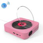 KC-606 Wall Mounted Bluetooth 4.2+EDR DVD Player with Remote Control, Support FM(Pink)