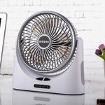 OCUBE D75 4W USB Charging Household Air Circulation Fan,  with 3 Speed Control & Power Output Function(Silver)