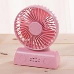 OCUBE D402 4W USB Charging Portable Mobile Fan,  with 4 Speed Control(Pink)