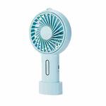F20 Portable Adjustable Mini USB Charging Handheld Small Fan with 3 Speed Control (Blue)