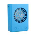GONGTIAN W910 Portable Multifuncional USB Rechargeable Fans with Neck Strap(Blue)