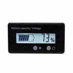 H6133 12V-84V Lead-acid Battery Voltage Tester Percentage Voltmeter Gauge Lithium Battery Status Monitor(White Light)