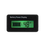 H5 12V-48V Lead-acid Battery Voltage Tester Percentage Voltmeter Gauge Lithium Battery Status Monitor(Green Light)
