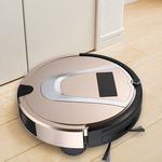 TOCOOL TC-750 Smart Vacuum Cleaner Touch Display Household Sweeping Cleaning Robot with Remote Control(Gold)