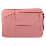 Universal Multiple Pockets Wearable Oxford Cloth Soft Portable Simple Business Laptop Tablet Bag, For 12 inch and Below Macbook, Samsung, Lenovo, Sony, DELL Alienware, CHUWI, ASUS, HP(Pink)