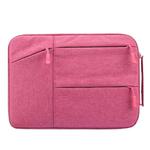 Universal Multiple Pockets Wearable Oxford Cloth Soft Portable Simple Business Laptop Tablet Bag, For 13.3 inch and Below Macbook, Samsung, Lenovo, Sony, DELL Alienware, CHUWI, ASUS, HP (Magenta)