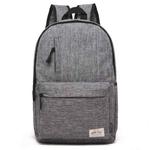 Universal Multi-Function Canvas Laptop Computer Shoulders Bag Leisurely Backpack Students Bag, Small Size: 37x26x12cm, For 13.3 inch and Below Macbook, Samsung, Lenovo, Sony, DELL Alienware, CHUWI, ASUS, HP(Grey)