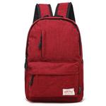 Universal Multi-Function Canvas Laptop Computer Shoulders Bag Leisurely Backpack Students Bag, Big Size: 42x29x13cm, For 15.6 inch and Below Macbook, Samsung, Lenovo, Sony, DELL Alienware, CHUWI, ASUS, HP(Red)