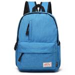 Universal Multi-Function Canvas Laptop Computer Shoulders Bag Leisurely Backpack Students Bag, Big Size: 42x29x13cm, For 15.6 inch and Below Macbook, Samsung, Lenovo, Sony, DELL Alienware, CHUWI, ASUS, HP(Baby Blue)