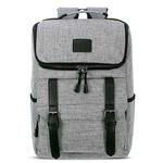 Universal Multi-Function Canvas Laptop Computer Shoulders Bag Leisurely Backpack Students Bag, Size: 43x30x14cm, For 15.6 inch and Below Macbook, Samsung, Lenovo, Sony, DELL Alienware, CHUWI, ASUS, HP(Grey)