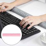 BUBM Mouse Pad Wrist Support Keyboard Memory Pillow Holder, Size: 36 x 5.5 x 1.7cm (Pink)