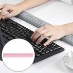 BUBM Mouse Pad Wrist Support Keyboard Memory Pillow Holder, Size: 44 x 5.5 x 1.7cm(Pink)