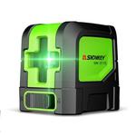 SNDWAY SW-311G Laser Level Covering Walls and Floors 2 Line Green Beam IP54 Water / Dust proof(Green)