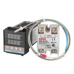 REX-C100 Thermostat + Thermocouple + SSR-60 DA Solid State Module Intelligent Temperature Control Kit
