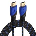 3m HDMI 1.4 Version 1080P Nylon Woven Line Blue Black Head HDMI Male to HDMI Male Audio Video Connector Adapter Cable