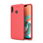For Asus Zenfone 5z ZS620KL Litchi Texture Soft TPU Protective Back Cover Case (Red)