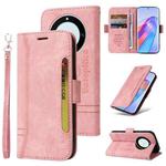 For Honor X9a 5G / X40 5G / Magic5 Lite BETOPNICE Dual-side Buckle Leather Phone Case (Pink)