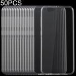 50 PCS 0.75mm Transparent TPU Case for HTC One A9s