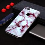 Marble Pattern Soft TPU Case For HTC Desire 12 Plus(Red)