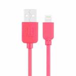 HAWEEL 1m High Speed 35 Cores 8 Pin to USB Sync Charging Cable For iPhone 13 / iPhone 12 / iPhone 11 / iPhone XR / iPhone XS MAX / iPhone X & XS / iPhone 8 & 8 Plus / iPhone 7 & 7 Plus / iPhone 6 & 6s & 6 Plus & 6s Plus / iPad(Red)