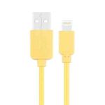 HAWEEL 1m High Speed 35 Cores 8 Pin to USB Sync Charging Cable for iPhone, iPad(Yellow)