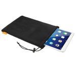 HAWEEL Nylon Mesh Pouch Bag with Stay Cord for iPad Air 2 & 1 / iPad 4 / 3 / 2 / 1, Size: 29cm x 19cm(Black)